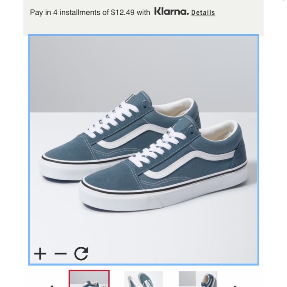 Blue Mirage/True white old Skool Vans